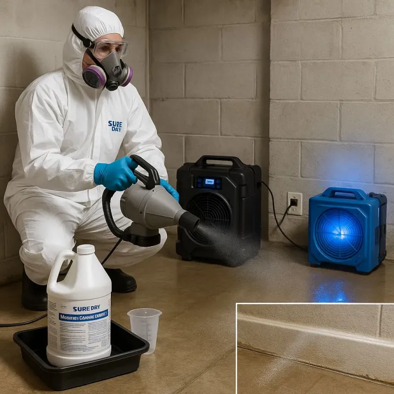 Sanitization and Odor Removal process in Lyons, KS