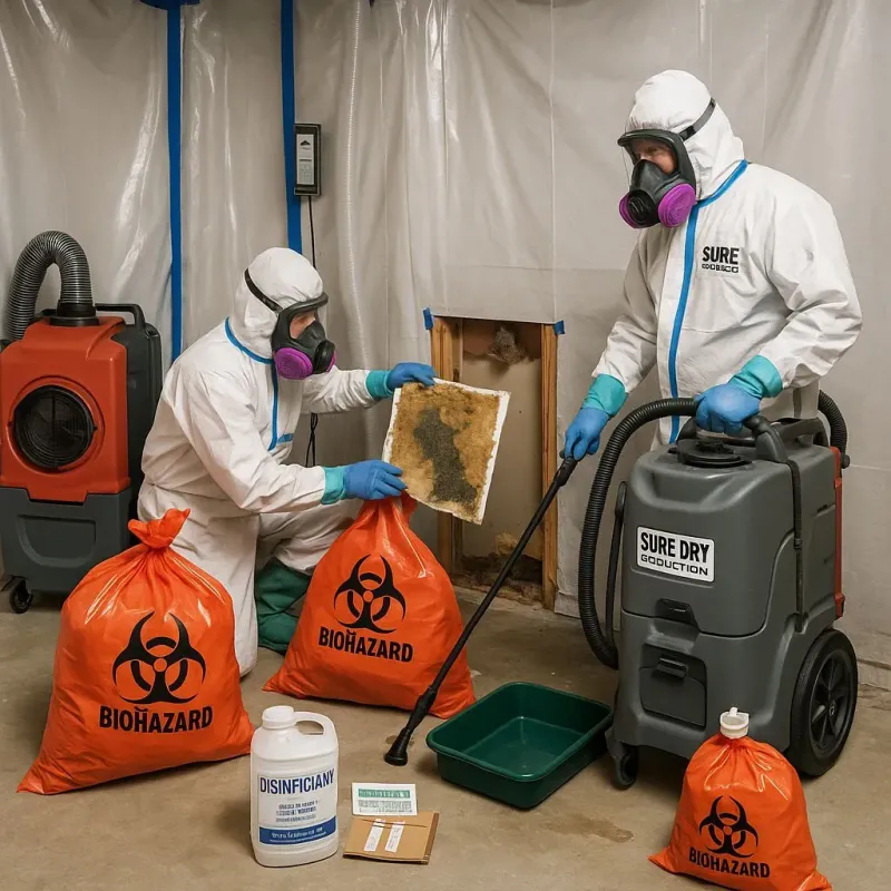 Contaminated Water Handling Protocols process in Lyons, KS